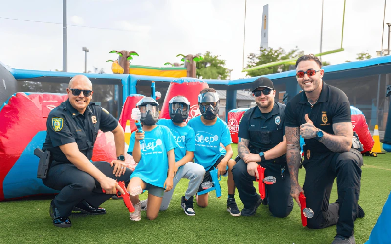 Gellyball party in action